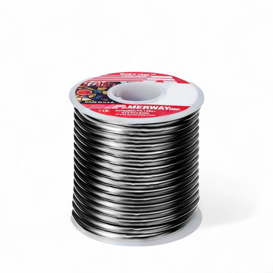 Amerway "Ruby" Lead-Free Solder for Stained Glass / 1 lb. spool, .125" dia.