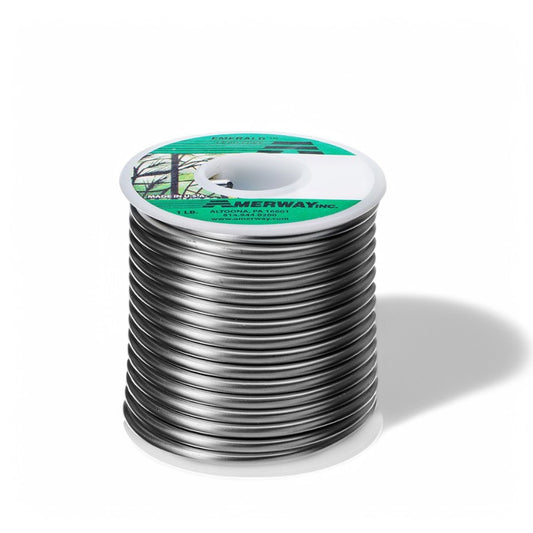 Amerway "Emerald" Lead-Free Solder for Stained Glass / 1 lb. spool, .125" dia.