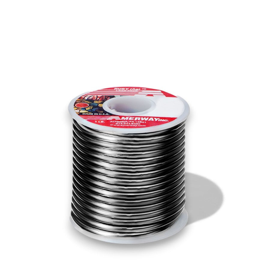 Amerway "Ruby" Lead-Free Solder for Stained Glass / 1 lb. spool, .125" dia.