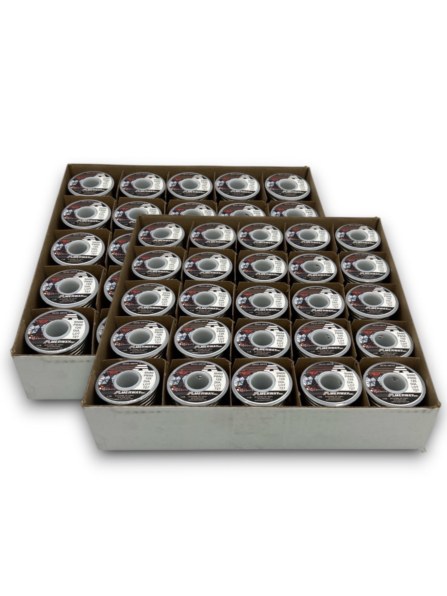 Amerway 50/50 Solder for Stained Glass - $17.50 ea.  / 1 lb. spools (50 Pack)