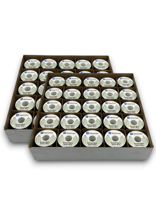 Nathan Trotter 50/50 Solder for Stained Glass - $17.50 ea. / 1 lb. spools (50 Pack)