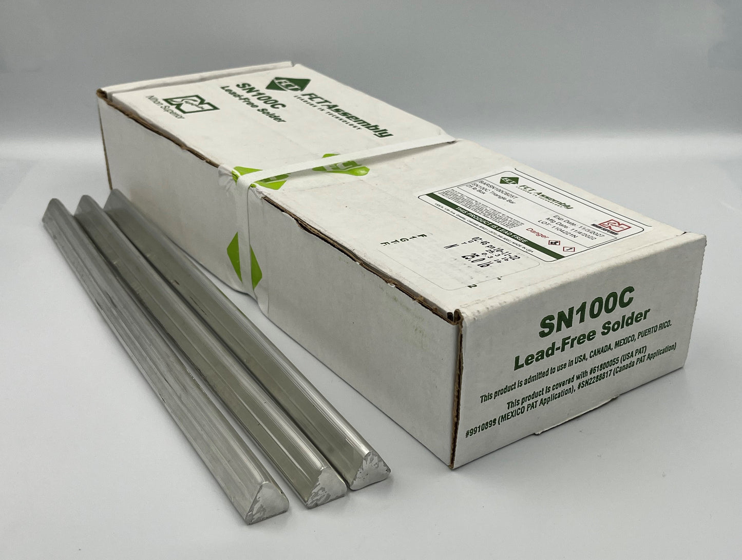 SN100C Bar Solder - 25 lb. box