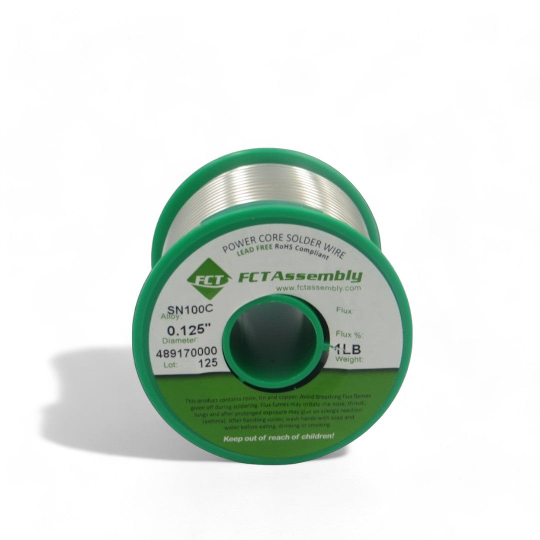 SN100C Pb-Free Wire Solder, Solid Core