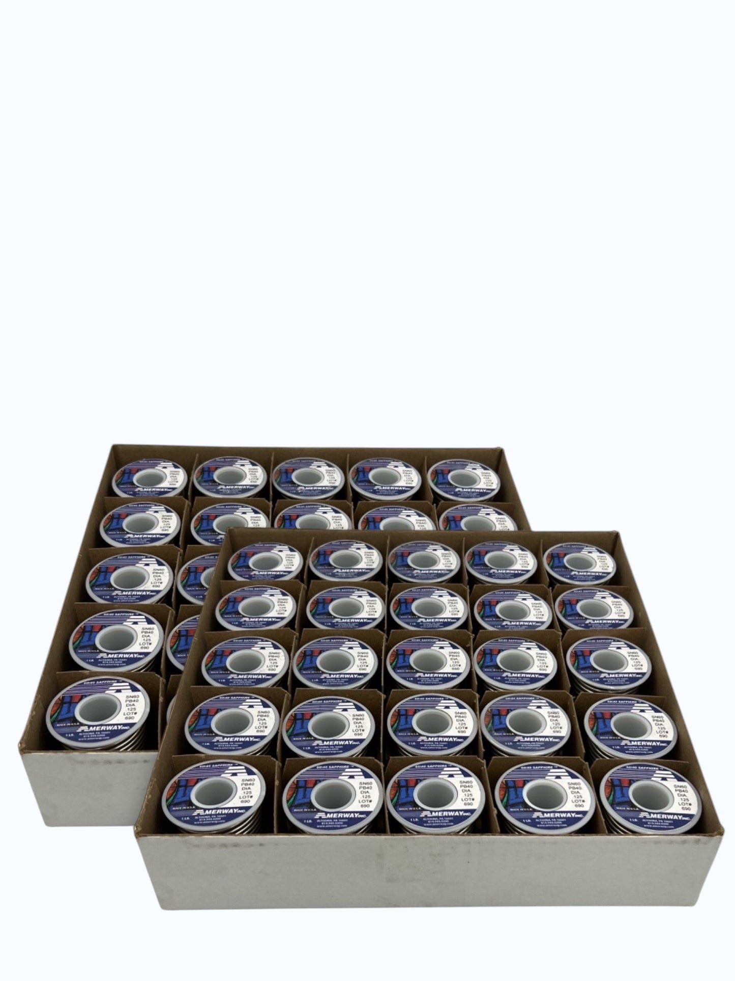 Amerway 60/40 Solder for Stained Glass - $22.95 ea. / 1 lb. spools (50 pack)