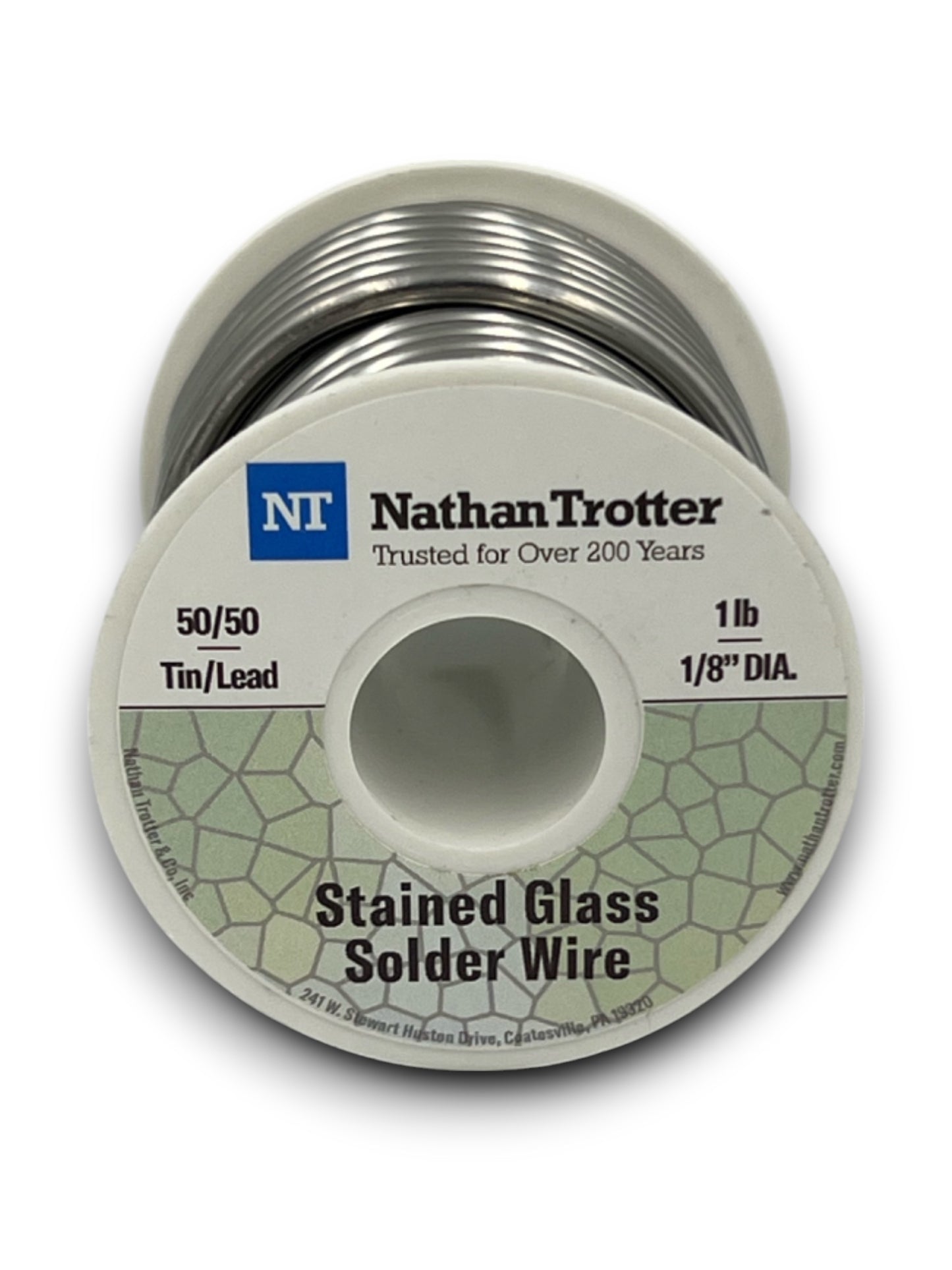 Nathan Trotter 50/50 Solder for Stained Glass - (1 lb. spool)