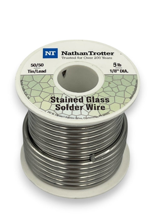 Nathan Trotter 50/50 Solder for Stained Glass - (5 lb. spool)