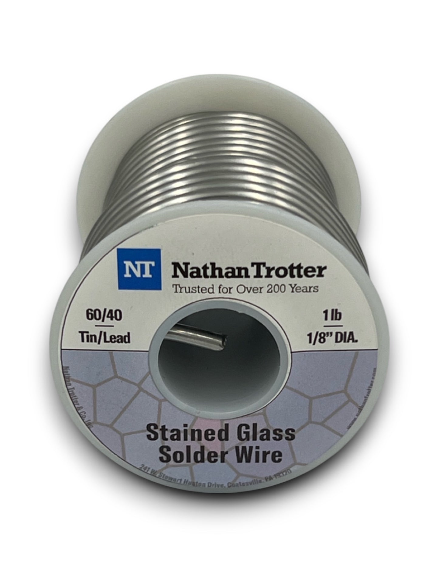 Nathan Trotter 60/40 Solder for Stained Glass - (5 Pack) - 1 lb. spools