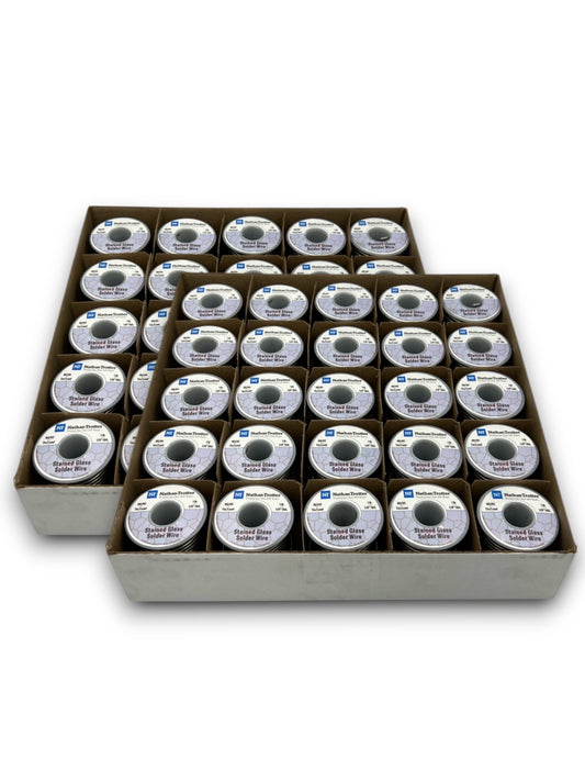 Nathan Trotter 60/40 Solder for Stained Glass - $17.50 ea. / 1 lb. spools (50 Pack)